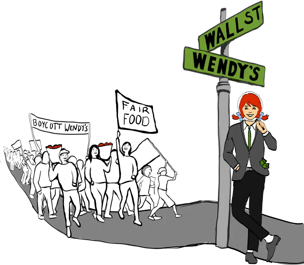 Why We Are Marching Boycott Wendys Follow The Money Covid Png Wendys Png