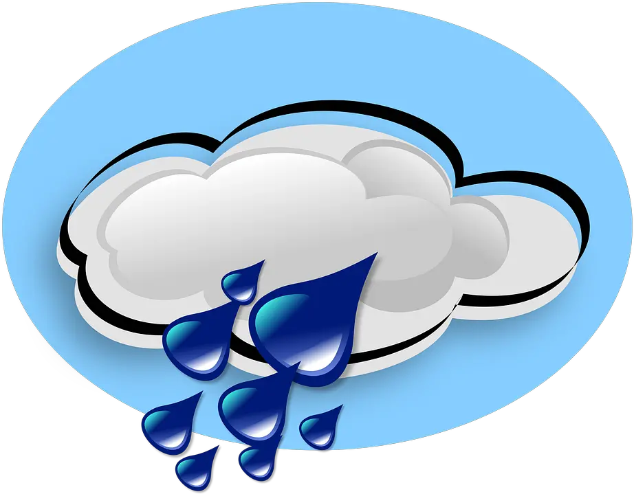 Heavy Rains Rain Icon Free Image On Pixabay Simbolo De Lluvias Intensas Png Raindrops Icon