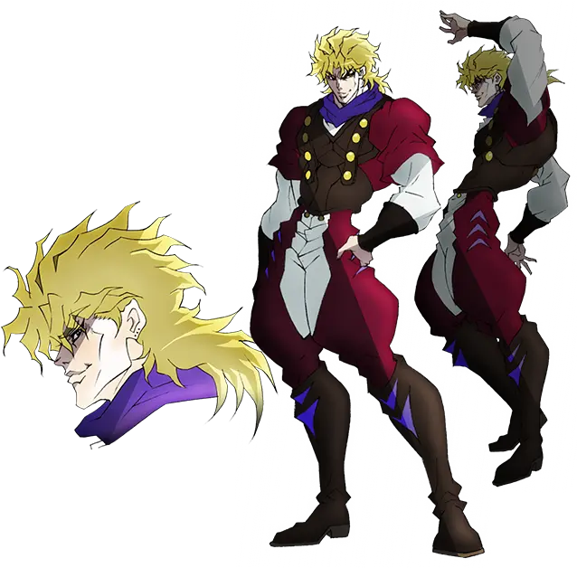 Dio Brando Part 1 Png Hair