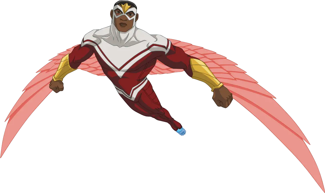 Marvel Falcon Png Falcon Avengers Assemble Cartoon Falcon Marvel Png