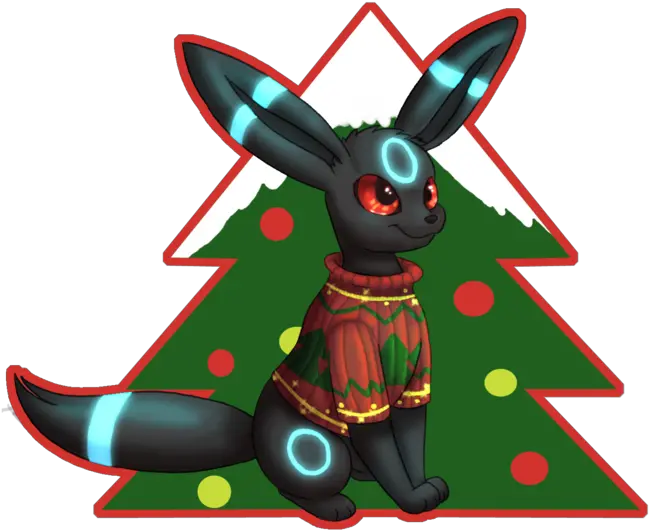Pokemon Umbreon Christmas Clipart Cartoon Png Umbreon Png
