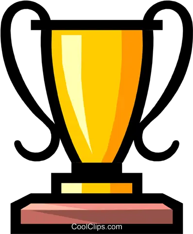 Symbol Of A Trophy Royalty Free Vector Clip Art Illustration Horizontal Png Trophy Cup Icon