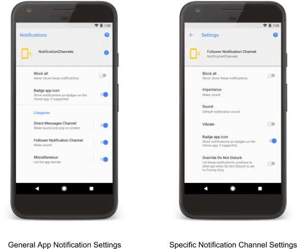 Notification Channels And Badges Kotlin Vertical Png Message App Icon