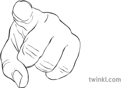 Pointing Finger Black And White Pointing Hand Black And White Png Point Finger Png