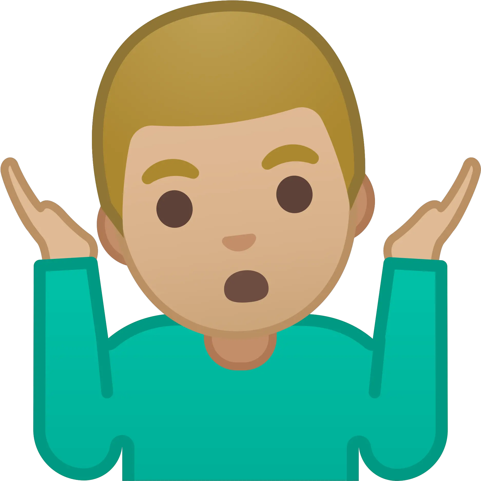 Open Shrug Emoji Full Size Png Download Seekpng Shrug Emoji Transparent Background Shrug Png