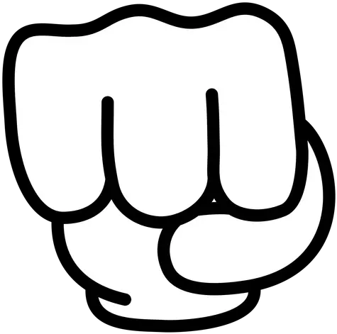 Transparent Png Svg Vector File Cartoon Fist Transparent Fist Transparent