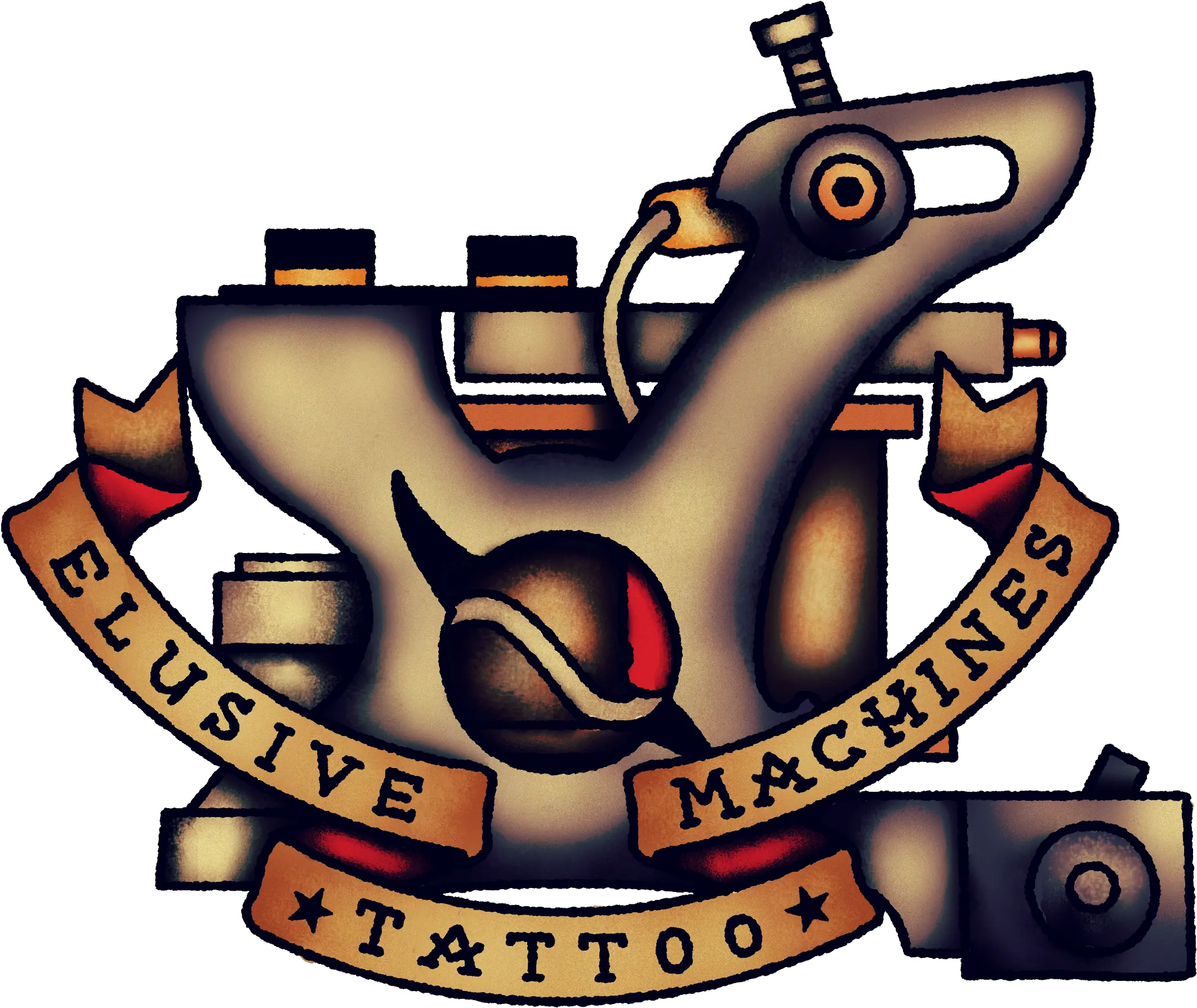 Hand Built Tattoo Machines Tattoo Machine Clipart Full Clip Art Png Tattoo Gun Png