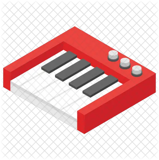 Piano Icon Of Isometric Style Musical Keyboard Png Music Keyboard Png