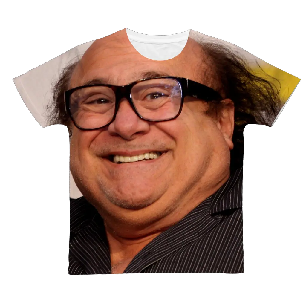 Danny Devito Classic Sublimation Adult Danny Devito Face Png Danny Devito Transparent