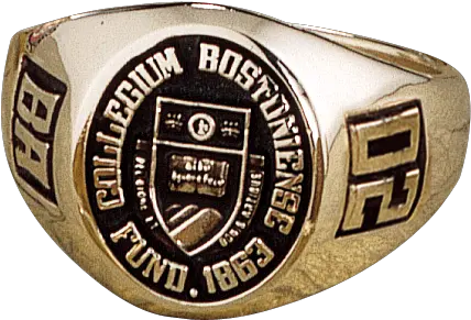 Boston College Mens Large Oval Signet Ring Solid Png Boston College Logo Png