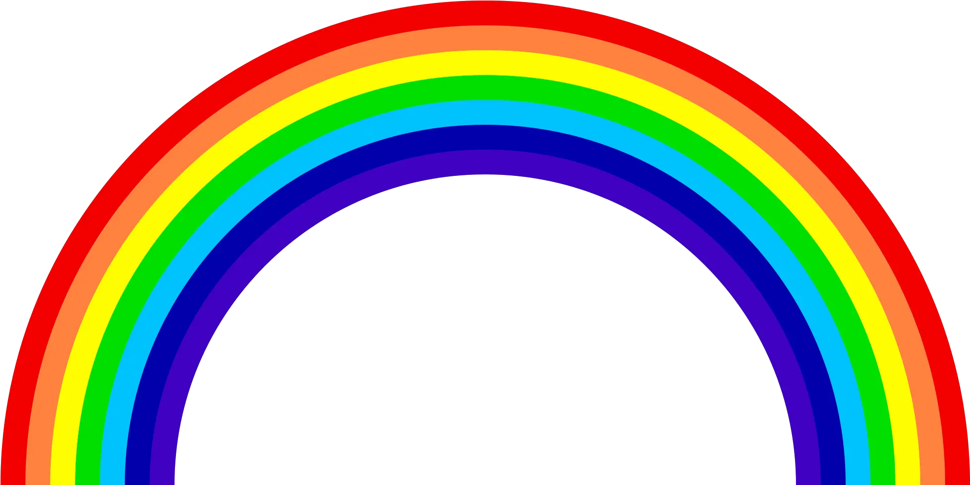 Rainbow Hd Png Images Clipart Free Download Free Real Colors Of The Rainbow Arco Png
