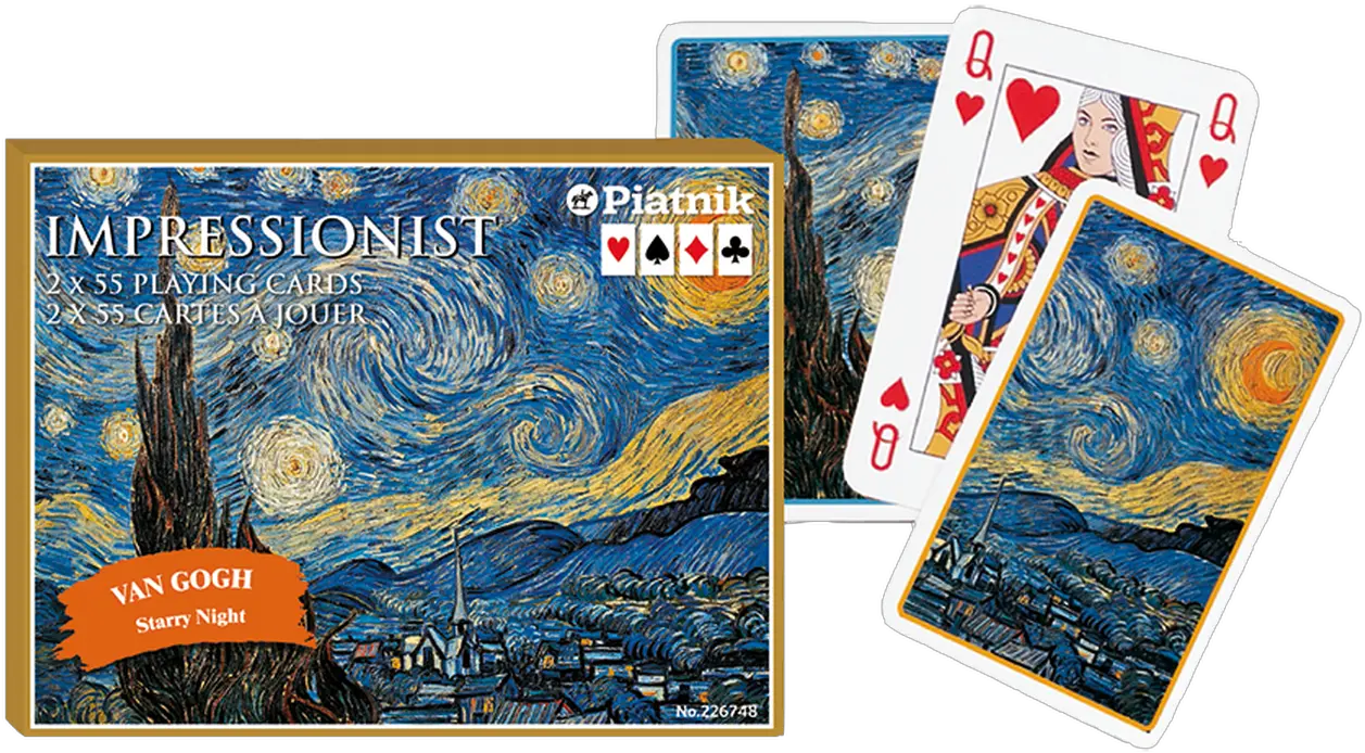 Van Goghs Starry Night Van Gogh Playing Cards Png Starry Night Png