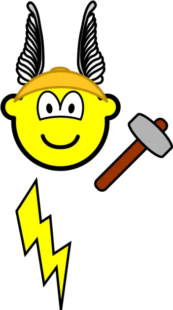 Thor Buddy Icon God Of Thunder Icons Emofacescom Png Hammer