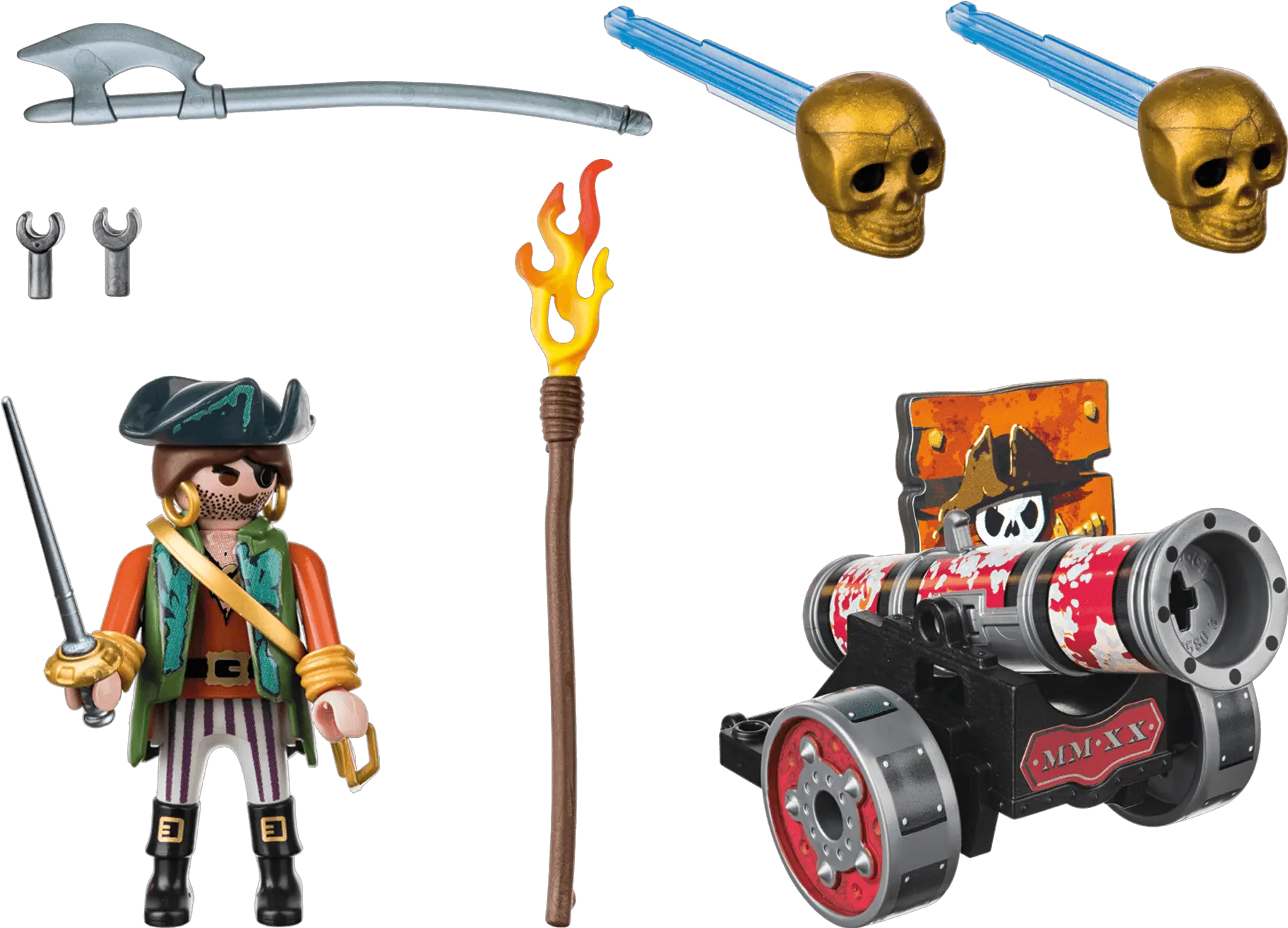 Pirate With Cannon 70415 Playmobil Usa Playmobil Pirat Png Cannon Transparent