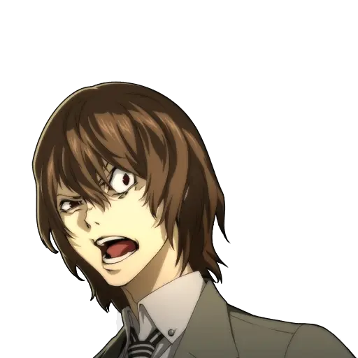 Meme Man Persona 5 Akechi Face Png Light Yagami Png