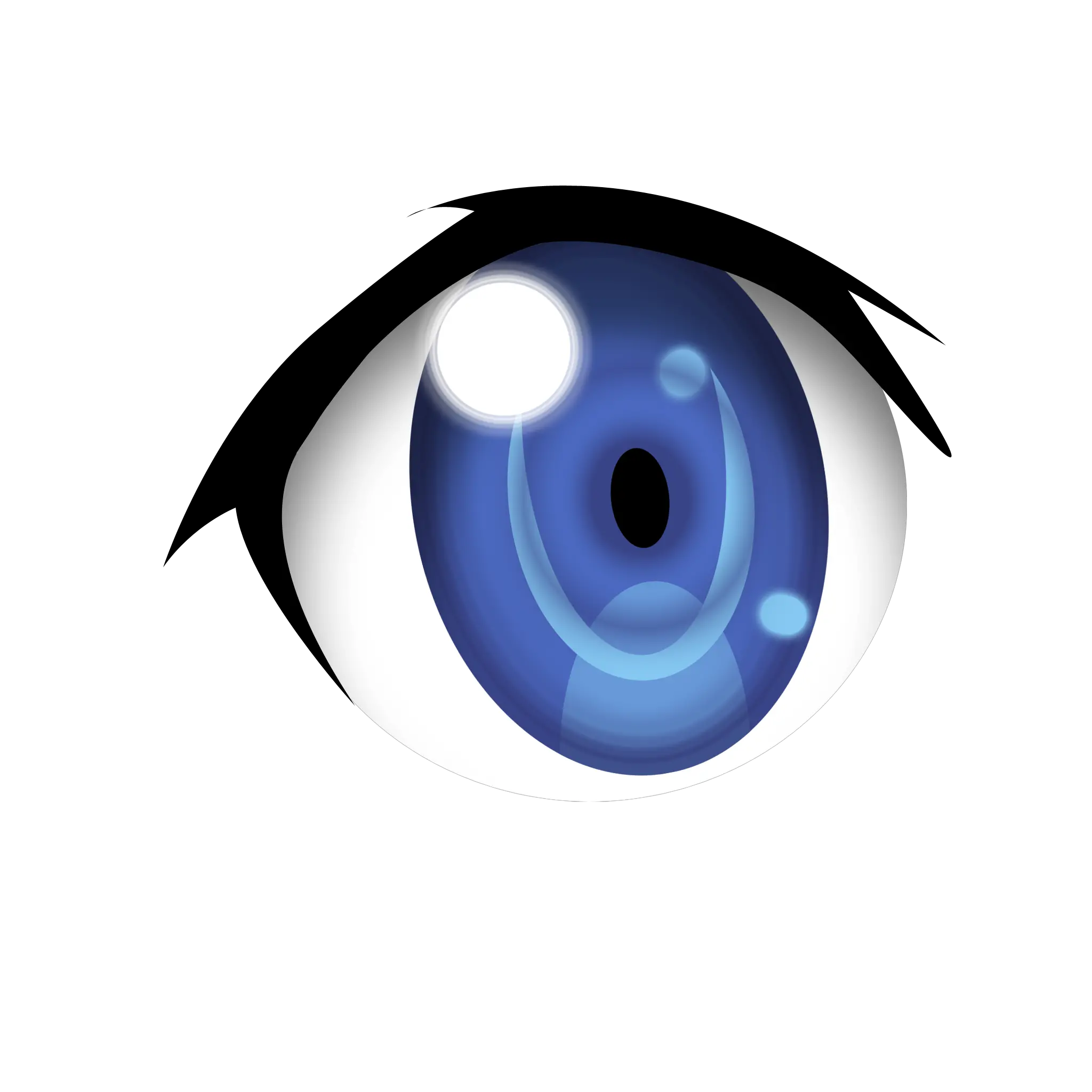 Cartoon Eyes Clip Art Blue Anime Eyes Png Transparent Png Anime Eye Transparent Background Googly Eyes Transparent Background