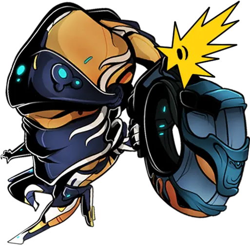 What Makes Sleight Of Handwith Augment Work As A Nuke Warframe Gauss In Action Glyph Png Nuke Transparent