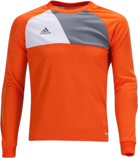 Adidas Assita 17 Goalkeeper Soccer Jersey Orange Goal Keeper Jersey Design Simple Png Soccer Jersey Png