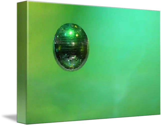 Mirror Ball Background Green By Don Beaulieu Circle Png Mirror Transparent Background