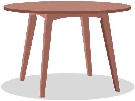 Transparent Png Svg Vector File Mesa Redonda De Madera Png Round Table Png