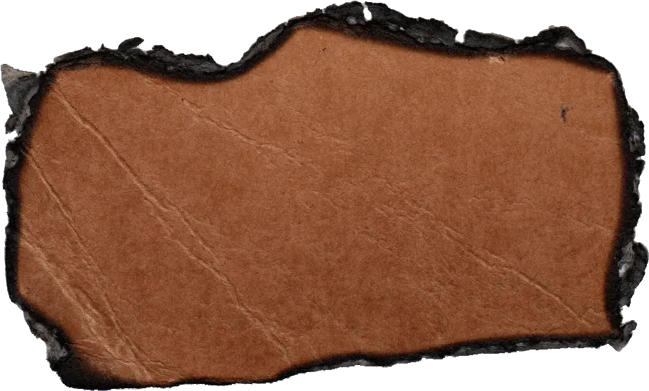 13 Burnt Paper Label Banner Png Transparent Onlygfxcom Suede Leather Png