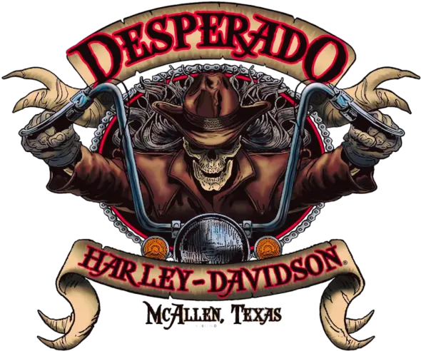 Desperado Harley Illustration Png Harley Davidson Hd Logo