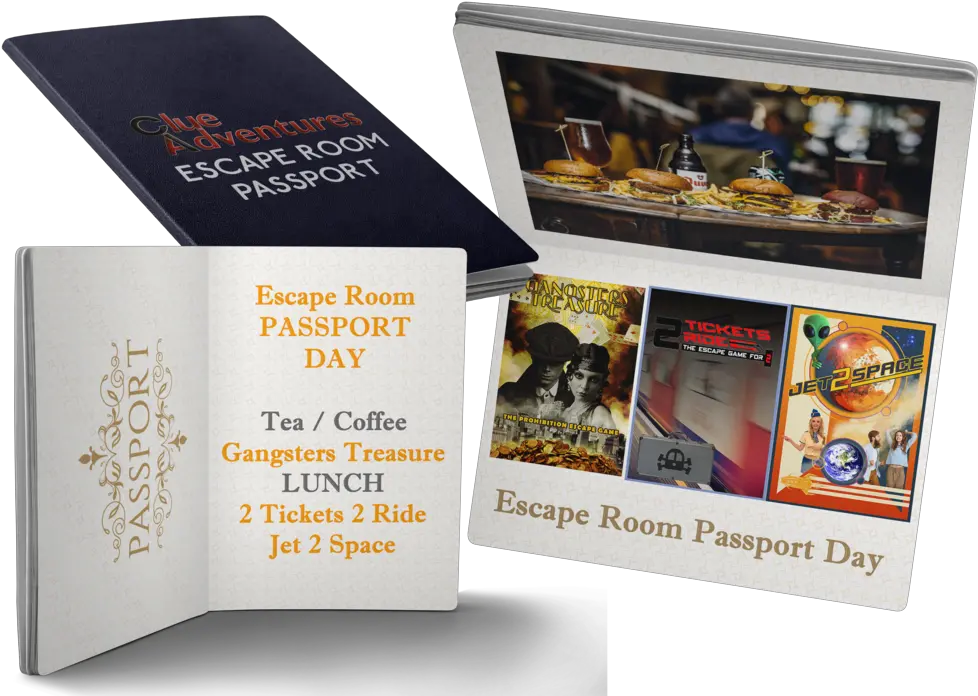 Escape Room Passport U2014 Clue Adventures Flyer Png Passport Png