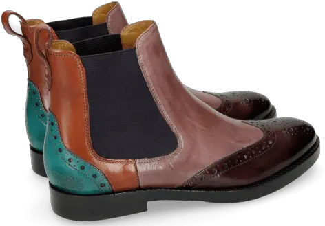 Amelie 5 Deep Pink Light Purple Rust Abyss Melvin U0026 Hamilton Chelsea Boot Png Pink Light Png