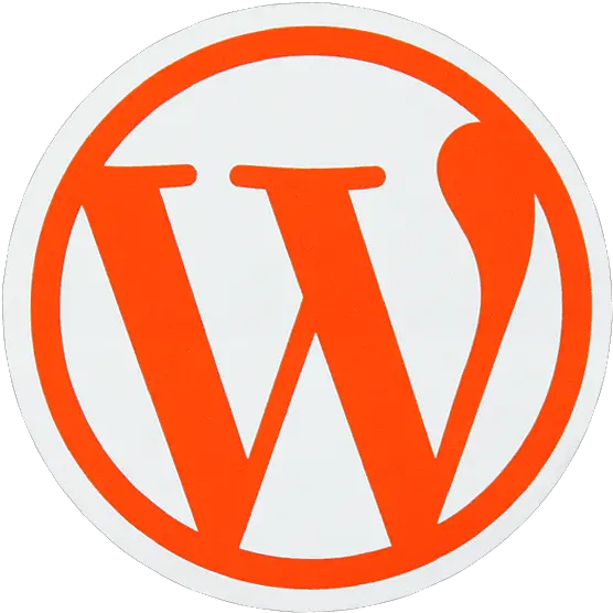 Wordpress 3round Sticker Joomla Wordpress Png Word Press Logo