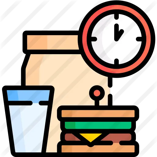 Lunch Time Free Food Icons Hora De Comida Png Out Of Office Icon