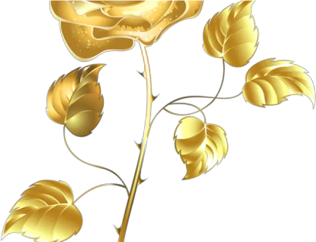 Rose Bush Clipart Dead Gold Rose Transparent Background Png Dead Rose Png