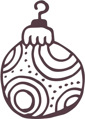 Christmas Ball Hand Drawn Icon 3 Transparent Png U0026 Svg Vector