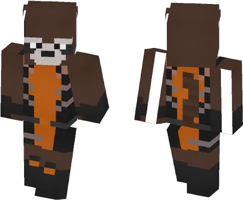 Download Rocket Raccoon Marvel Minecraft Skin For Free Minecraft Skin Red Arrow Png Rocket Raccoon Png