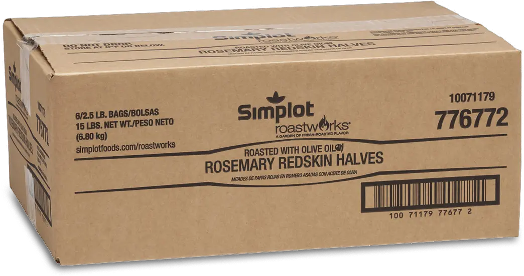 Roasted Rosemary Redskin Potato Halves Simplot Foods Package Delivery Png Redskin Icon