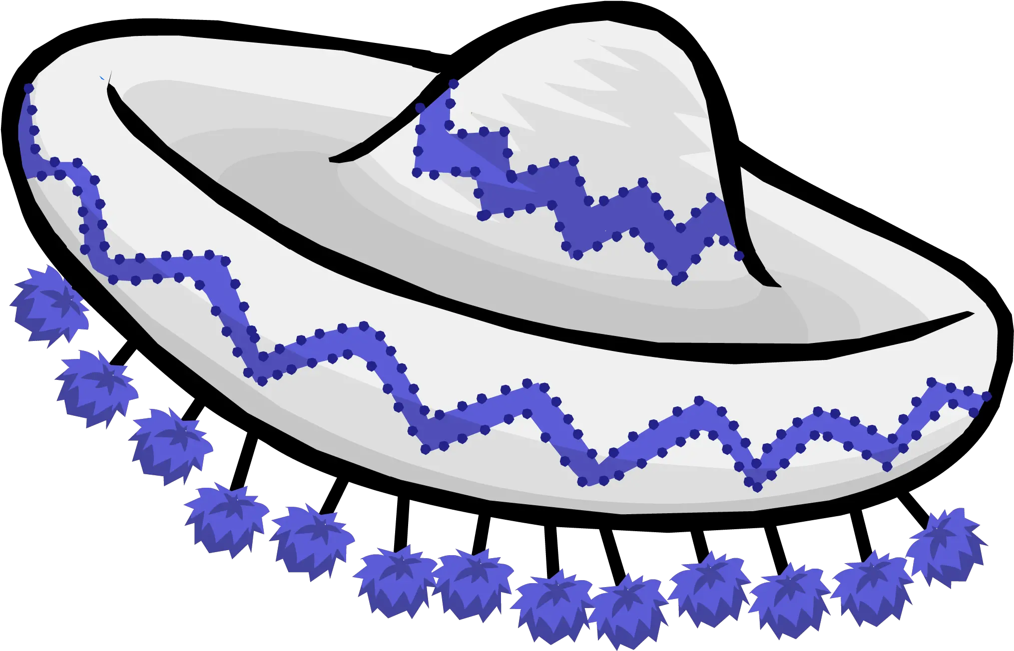 Inverted Starlit Sombrero Club Penguin Rewritten Wiki Fandom Blue Sombrero Png Sombrero Clipart Png