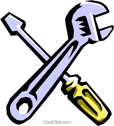 Wrench And Screwdriver Royalty Free Vector Clip Art Screwdriver Png Wrench Clipart Png