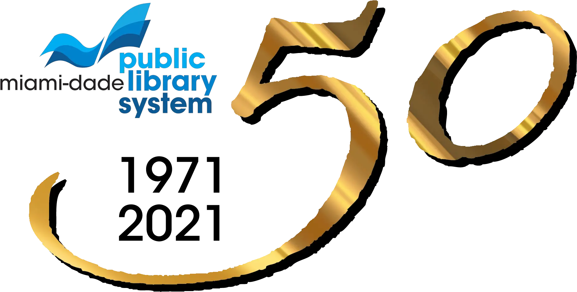 Celebrating 50 Years Of Mdpls Miamidade Public Library System Png Fable Anniversary Icon