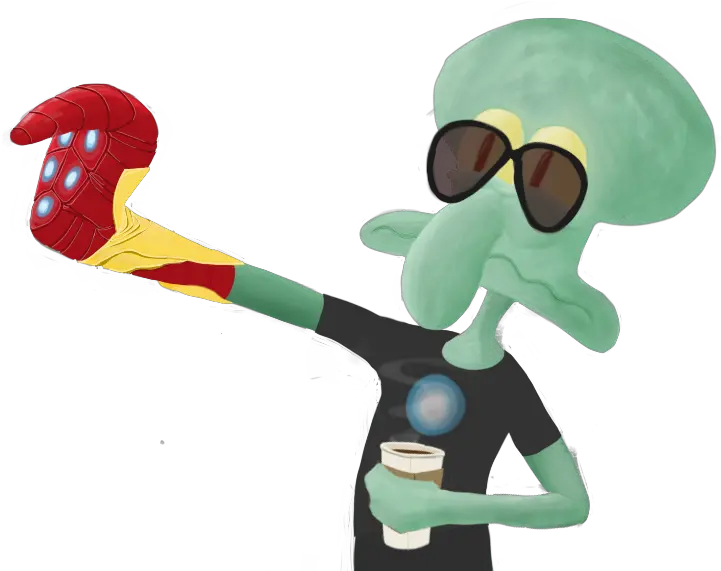Ironsquid Fencesit But With Squidwards Fencesit Cartoon Png Squidward Png