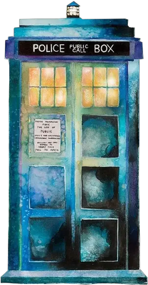 Download Free Png Transparent Tardis Doctor Who Tardis Watercolour Tardis Png