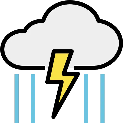 Thunderstorm Free Weather Icons Weather Blizzard Icon Png Weather Icon On Iphone