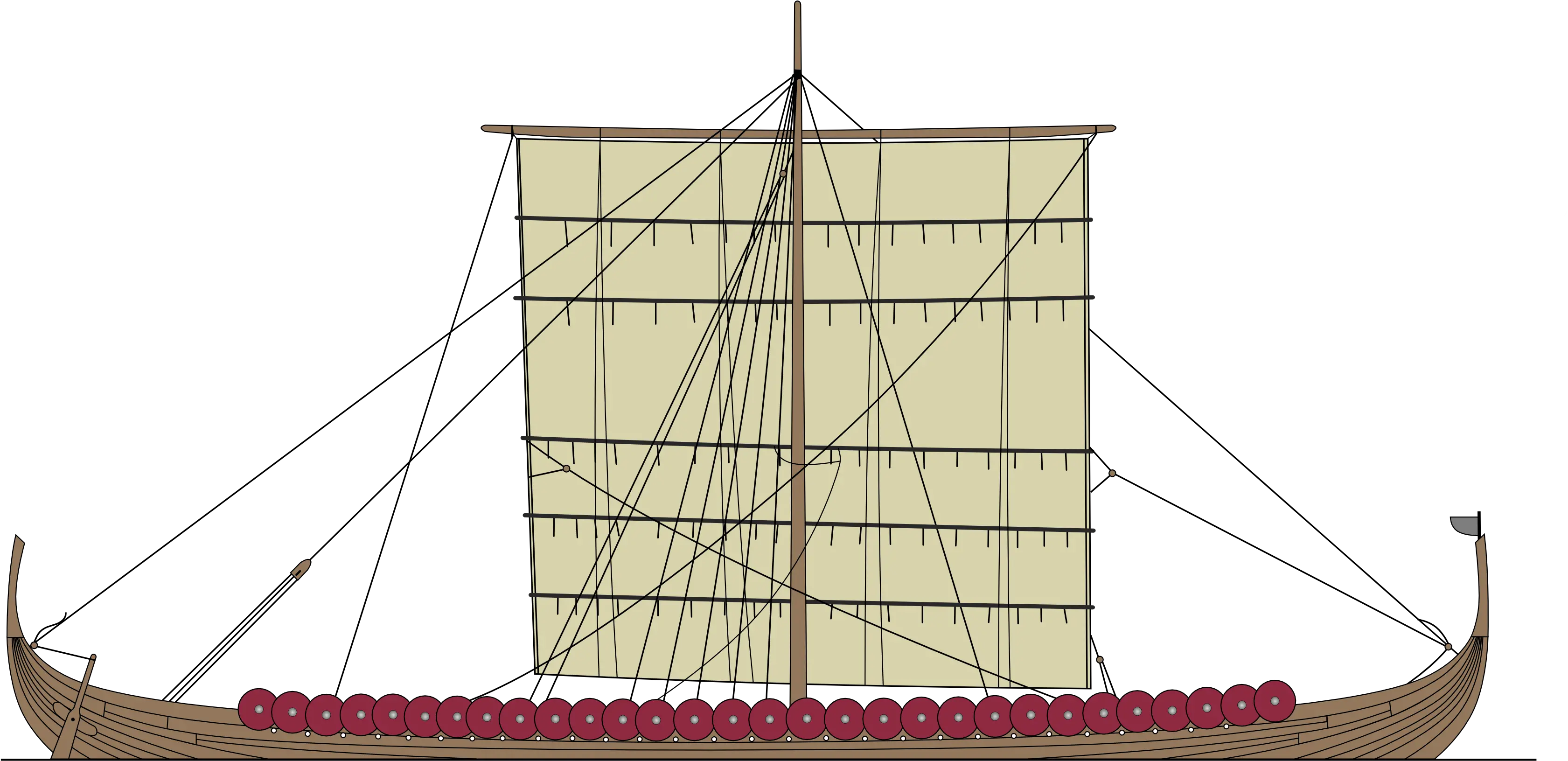 Fileviking Longshippng Wikimedia Commons Viking Longboat Facts For Ks2 Viking Png