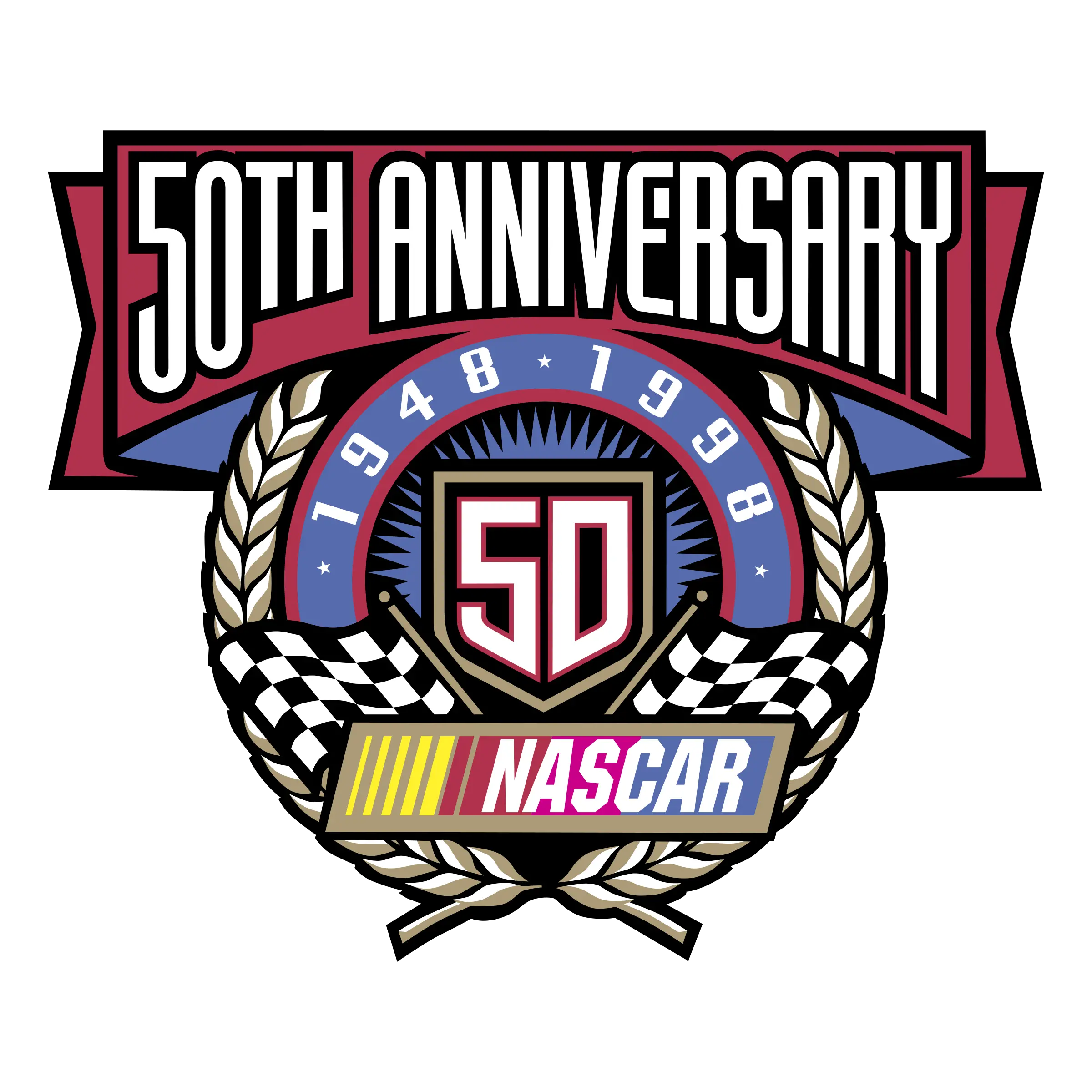 Download Nascar Logo Png Transparent Nascar 50th Anniversary Nascar Logo Png