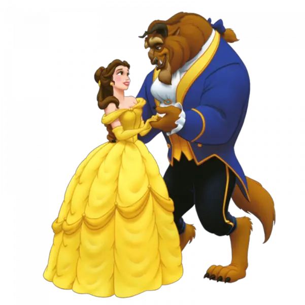 Beauty And The Beast Vector Png Images Transparent Beauty And The Beast Disney Hug Png