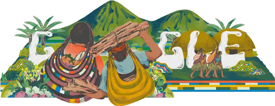 Celebrating Noken Papua Noken Papua Google Doodle Png Doodle Png