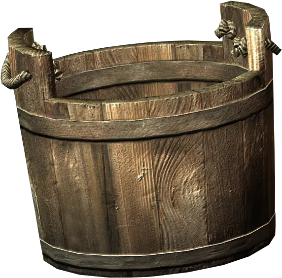 Bucket Wooden Bucket Transparent Background Png Bucket Transparent Background