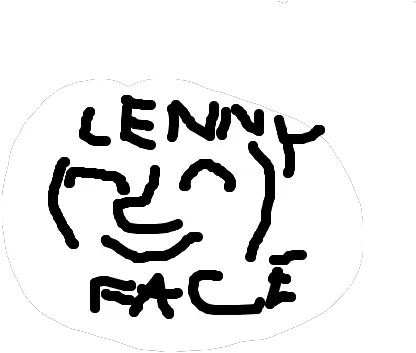 Lenny Face Layer Dot Png Lenny Face Png