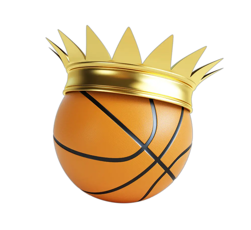Ball With Basketball Logo Png