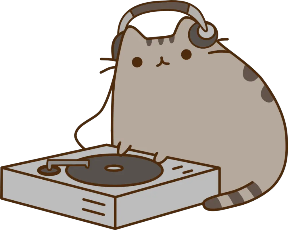 Library Of Pusheen The Cat Graphic Pusheen Cat Dj Png Pusheen Transparent