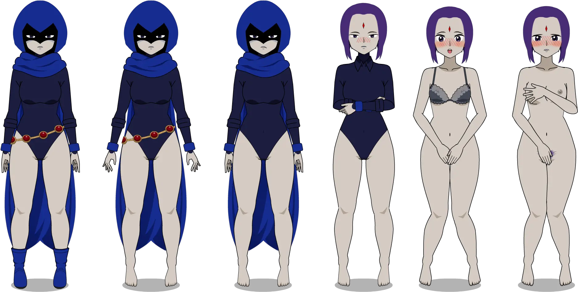 Raven Teen Titans Png Raven From Teen Titans Beast Boy Png