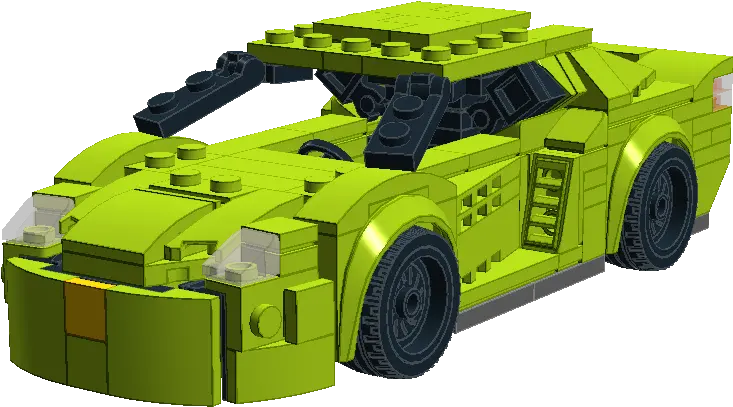 Download Bright Green Lambo Supercar Full Size Png Image Lego Lambo Png